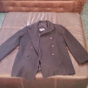 Black professional pea coat